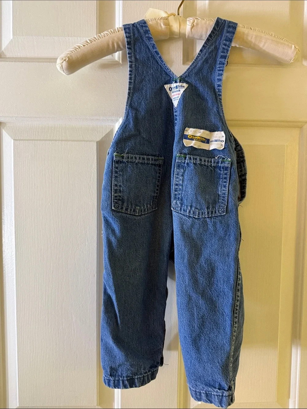 OshKosh B'gosh Classic Denim Overalls in Medium Blue